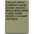 Harcourt School Publishers Social Studies National: Above Level Reader 6 Pack Social Studies J W Powell Sts/Regns