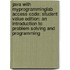 Java with MyProgrammingLab Access Code: Student Value Edition: An Introduction to Problem Solving and Programming