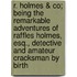 R. Holmes & Co; Being The Remarkable Adventures Of Raffles Holmes, Esq., Detective And Amateur Cracksman By Birth