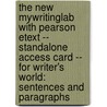 The New Mywritinglab with Pearson Etext -- Standalone Access Card -- For Writer's World: Sentences and Paragraphs door Suneeti Phadke