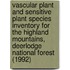 Vascular Plant and Sensitive Plant Species Inventory for the Highland Mountains, Deerlodge National Forest (1992)