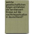 Welche Gesellschaftlichen Folgen Entfalteten Die Familienverh Ltnisse Auf Die Nachkriegssituation in Deutschland?