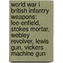 World War I British Infantry Weapons: Lee-Enfield, Stokes Mortar, Webley Revolver, Lewis Gun, Vickers Machine Gun