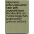 Allgemeine Witterungskunde: Nach Dem Gegenwärtigen Standpunkte Der Meteorologischen Wissenschaft (German Edition)