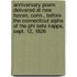Anniversary Poem Delivered at New Haven, Conn., Before the Connecticut Alpha of the Phi Beta Kappa, Sept. 12, 1826