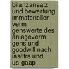 Bilanzansatz Und Bewertung Immaterieller Verm Genswerte Des Anlageverm Gens Und Goodwill Nach Ias/ifrs Und Us-gaap by Murat Yolsal