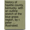 History of Fayette County, Kentucky. With an outline sketch of the Blue Grass Region, by R. Peter ... Illustrated. door William Henry Perrin