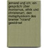 Jemand Und Ich: Ein Gespräch Über Monismus, Ethik Und Christenum, Den Metaphysikern Des Bremer "Roland" Gewidmet