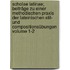 Scholae latinae; Beiträge zu einer methodischen Praxis der lateinischen Stil- und Compositionsübungen Volume 1-2