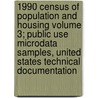 1990 Census of Population and Housing Volume 3; Public Use Microdata Samples, United States Technical Documentation door United States Bureau of the Census