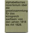 Alphabetisches Repertorium über die Gesetzsammlung für das Königreich Sachsen: von den Jahren 1818 bis mit 1828.