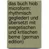 Das Buch Hiob microform: rhythmisch gegliedert und übersetzt mit exegetischen und kritischen Beme (German Edition) door Johann Gustav Stickel D.