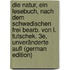 Die Natur, Ein Lesebuch, Nach Dem Schwedischen Frei Bearb. Von L. Tutschek. 3E, Unveränderte Aufl (German Edition)