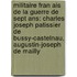 Militaire Fran Ais De La Guerre De Sept Ans: Charles Joseph Patissier De Bussy-castelnau, Augustin-joseph De Mailly