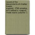 Record of the Descendants of Charles Bowler, England--1740-America, Who Settled in Newport, Rhode Island (Volume 1)