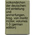 Volksmärchen Der Deutschen: Mit Einleitung Und Anmerfungen, Hrsg. Von Moritz Müller, Volumes 1-3 (German Edition)