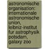 Astronomische Organisation: Internationale Astronomische Union, Leibniz-Institut Fur Astrophysik Potsdam, Galaxy Zoo