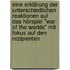 Eine Erklärung der unterschiedlichen Reaktionen auf das Hörspiel "War of the Worlds" mit Fokus auf den Rezipienten