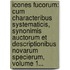 Icones Fucorum: Cum Characteribus Systematicis, Synonimis Auctorum Et Descriptionibus Novarum Specierum, Volume 1...
