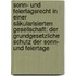Sonn- und Feiertagsrecht in einer säkularisierten Gesellschaft: Der grundgesetzliche Schutz der Sonn- und Feiertage