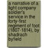 A Narrative of a Light Company Soldier's Service in the Forty-first Regiment of Foot (1807-1814), by Shadrach Byfield