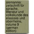 Alemannia: Zeitschrift Für Sprache, Litteratur Und Volkskunde Des Elsasses Und Oberrheins, Volume 9 (German Edition)