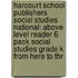 Harcourt School Publishers Social Studies National: Above Level Reader 6 Pack Social Studies Grade K from Here to Thr
