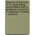 Memoirs of the Court of St. Cloud (Being secret letters from a gentleman at Paris to a nobleman in London) - Volume 2