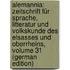 Alemannia: Zeitschrift Für Sprache, Litteratur Und Volkskunde Des Elsasses Und Oberrheins, Volume 31 (German Edition)