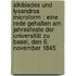 Alkibiades und Lysandros microform : eine Rede gehalten am Jahresfeste der Universität zu Basel, den 6. November 1845