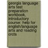 Georgia Language Arts Test Preparation Workbook, Introductory Course: Help For English/language Arts And Reading Crcts