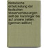 Historische Entwickelung Der Teutschen Steuerverfassungen Seit Der Karolinger Bis Auf Unsere Zeiten . (German Edition)