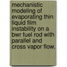 Mechanistic Modeling of Evaporating Thin Liquid Film Instability on a Bwr Fuel Rod with Parallel and Cross Vapor Flow. door Chih-Chieh Hu