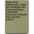 Allgemeine Metaphysik, Nebst Den Anfängen Der Philosophischen Naturlehre: Historisch-Kritischer Theil (German Edition)