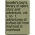 Beadle's Boy's Library of Sport, Story and Adventure, Vol. I, No. 1. Adventures of Buffalo Bill from Boyhood to Manhood