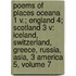 Poems Of Places Oceana 1 V.; England 4; Scotland 3 V: Iceland, Switzerland, Greece, Russia, Asia, 3 America 5, Volume 7