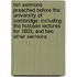 Ten Sermons Preached Before the University of Cambridge; Including the Hulsean Lectures for 1853, and Two Other Sermons