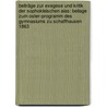 Beiträge Zur Exegese Und Kritik Der Sophokleischen Aias: Beilage Zum Oster-programm Des Gymnasiums Zu Schaffhausen 1863 door Rob. Ad Morstadt
