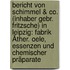 Bericht Von Schimmel & Co. (inhaber Gebr. Fritzsche) In Leipzig: Fabrik Äther. Oele, Essenzen Und Chemischer Präparate