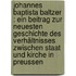 Johannes Baptista Baltzer : ein Beitrag zur neuesten Geschichte des Verhältnisses zwischen Staat und Kirche in Preussen