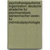 Psychotherapeutische Organisation: Deutsche Akademie Fur Psychoanalyse, Sterreichischer Verein Fur Individualpsychologie door Quelle Wikipedia