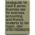 Studyguide For Card & James Business Law For Business, Accounting, And Finance Students By Lee Roach, Isbn 9780199289219