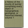 A History of the County of Surrey: Comprising Every Object of Topographical, Geological, Or Historical Interest, Volume 1 by Thomas Allen