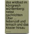 Das Wildbad Im Königreich Württemberg: Nebst Nachrichten Über ... Liebenzell Und Teinach Und Das Kloster Hirsau ......