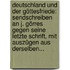 Deutschland Und Der Göttesfriede: Sendschreiben An J. Görres Gegen Seine Letzte Schrift, Mit Auszügen Aus Derselben...