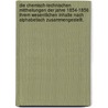 Die chemisch-technischen Mittheilungen der Jahre 1854-1856 ihrem wesentlichen Inhalte nach alphabetisch zusammengestellt. by Unknown