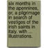 Six Months in the Apennines, or, a Pilgrimage in search of vestiges of the Irish Saints in Italy. With ... illustrations.
