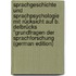 Sprachgeschichte Und Sprachpsychologie Mit Rücksicht Auf B. Delbrücks "Grundfragen Der Sprachforschung (German Edition)