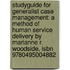 Studyguide For Generalist Case Management: A Method Of Human Service Delivery By Marianne R. Woodside, Isbn 9780495004882