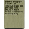 Syst Me de Logique Deductive Et Inductive, Expos Des Principes de La Preuve Et Des M Thodes de Recherche Scientifique (2) by John Stuart Mill